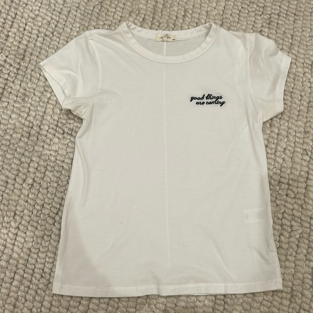 Rag & bone white tshirt size medium
